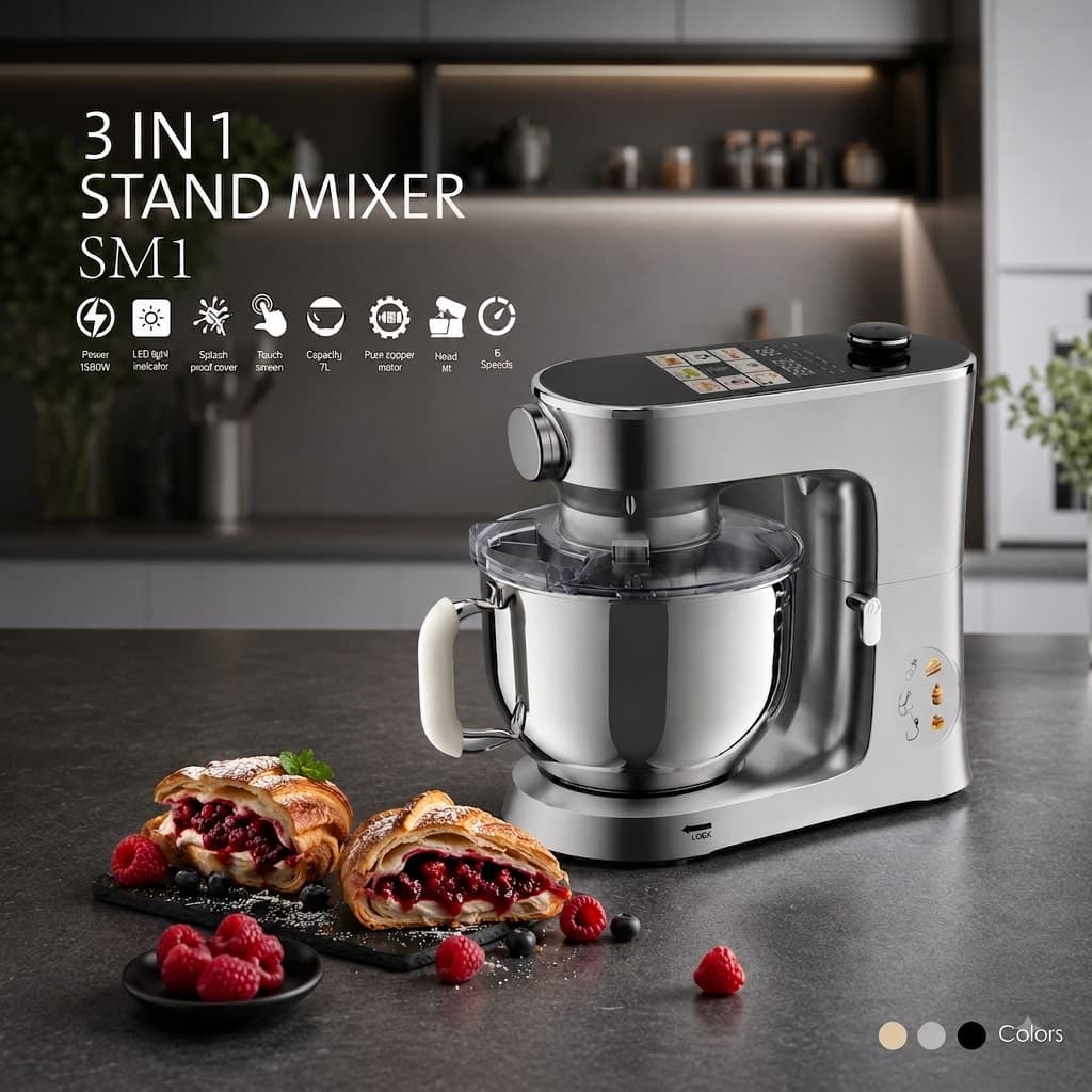 3 IN 1 STAND MIXER